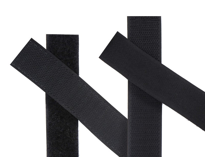 YKK Sew On Hook and Loop Manufactured 1" Black -10 Yards per roll - Image 4